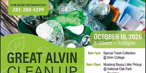 Great Alvin Clean Up