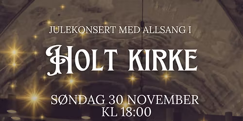 Julekonsert med allsang 