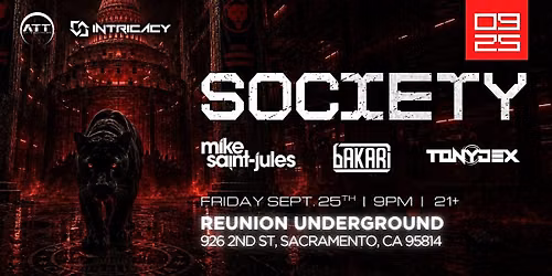 ATT & INTRICACY Pres. Society, Mike Saint-Jules, Bakari & Tony Dex