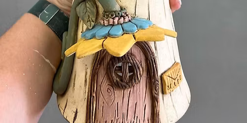 Hand built Fairy House $65