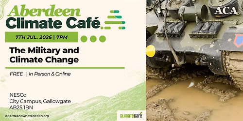 Climate Cafe- The Military and Climate Change