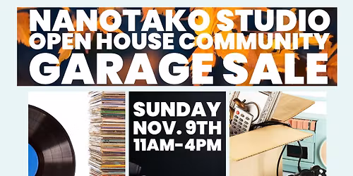 OPEN HOUSE GARAGE SALE