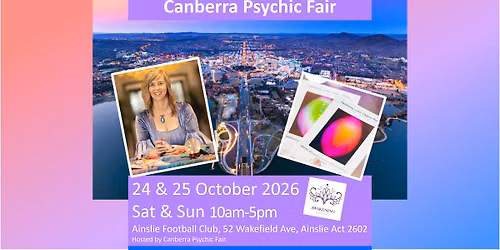 Canberra Psychic Fair with Aura Photos by Jo Thompson