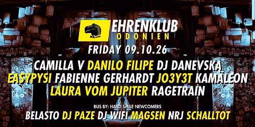 EhrenKlub in Odonien #30 mit Ragetrain, Danilo Filipe, JO3Y3T, Kam\u00e4leon uvm.