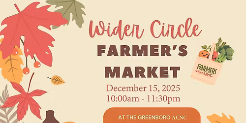 Farmers Market Style - Wider Circle