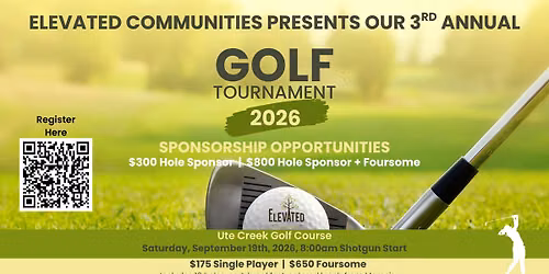 3rd Annual Golf Tournament