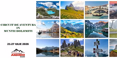 Editia 2: Circuit de aventur\u0103 in Muntii Dolomiti cu Andinio Travel