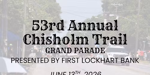 53rd Annual Chisholm Trail Queens Court and Grand Parade
