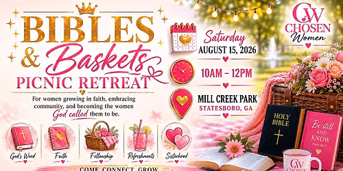 Bibles & Baskets Picnic Retreat - Kingdom Women Experience