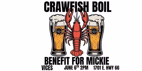 Crawfish Benefit for Mickie at Vices