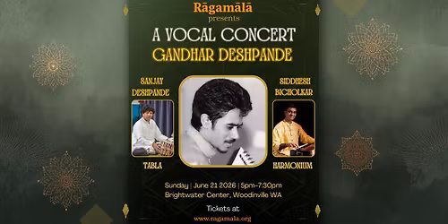 Hindustani Vocal Concert by Gandhar Deshpande