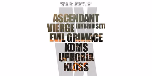 ASCENDANT VIERGE pr\u00e9sente AV\/VA