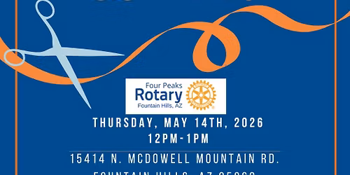 Ribbon Cutting - Four Peaks Rotary & MMES Garden