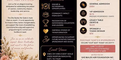 She Builds Her 1st Annual Gala