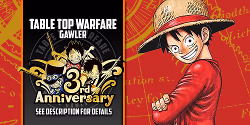 [GAWLER] One Piece - OP-13 3rd Anniversary Saturday Release Event