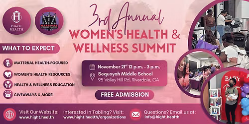 3rd Annual Women's Health and Wellness Summit