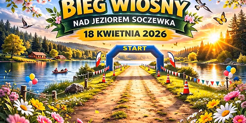 II BIEG WIOSNY nad jeziorem Soczewka