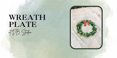Wreath Plate | db Studio Fused Glass