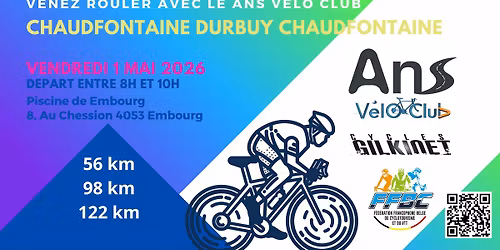 Balade cyclotouriste : Chaudfontaine Durbuy Chaudfontaine 