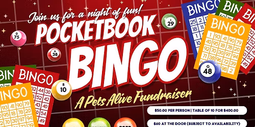 Pocketbook Bingo for Pets Alive! \ud83d\udc3e\ud83d\udc36\ud83d\udc31