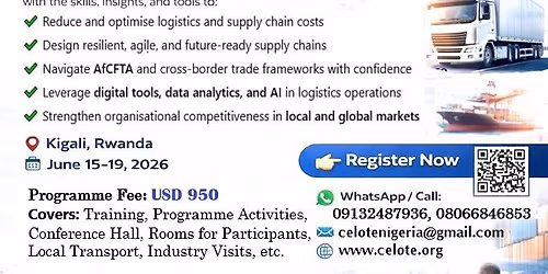 Logistics trip to Rwanda