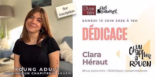 D\u00e9dicace avec Clara H\u00e9raut