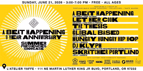 Summer Frequencies: A Beat Happening 9 Year Anniversary Concert