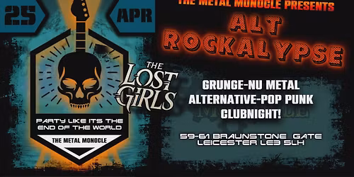 Arockalypse Presents: Alt-Rockalypse! Featuring The Lost Girls!