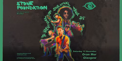 Stone Foundation + Nia Wyn at Oran Mor, Glasgow
