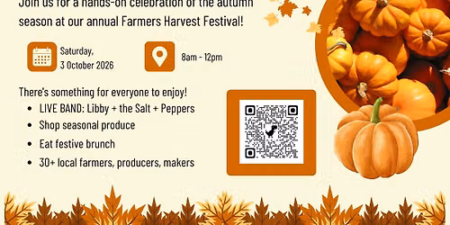 FARMERS HARVEST FESTIVAL - DOWNTOWN WESTMINSTER FARMERS MARKET