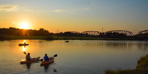 Sunset Paddles at Lake Overholser