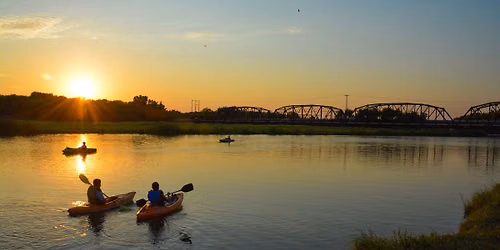 Sunset Paddles at Lake Overholser