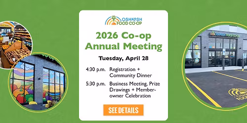 2026 Annual Meeting and Member-owner Celebration!