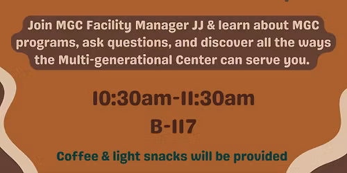 Coffee Talks @ The MGC 