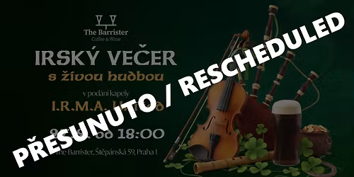 \ud83c\udf40 Irsk\u00fd ve\u010der v The Barrister