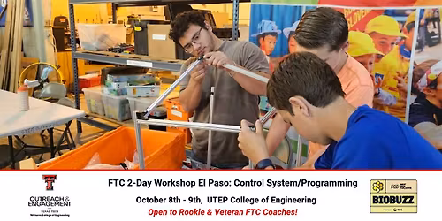 2 Day FTC Robotics Workshop El Paso: Programming\/Control System