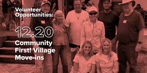 Community First! Village Move-ins