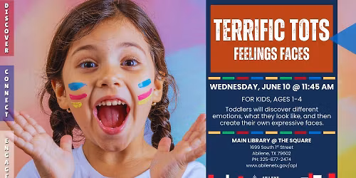 Terrific Tots: Feelings Faces (Main Library)
