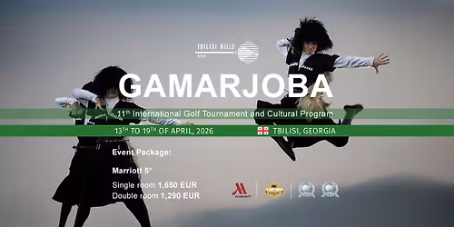 11th International Golf tournament GAMARJOBA