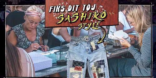 Fiks dit T\u00f8j SASHIKO STYLE!