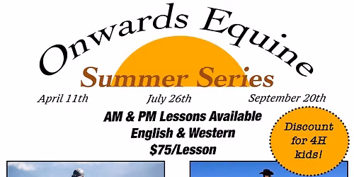 Onwards Equine July Lessons 