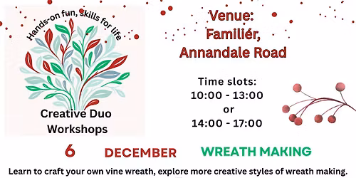 December 2025 Workshops