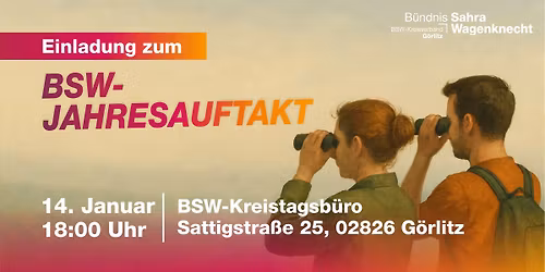 Einladung zum BSW-Jahresauftakt in G\u00f6rlitz