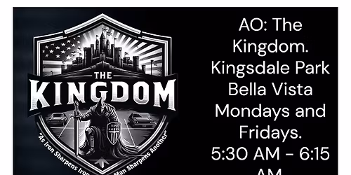 F3 Free Men's Workout - The Kingdom (Monday)