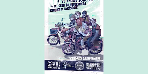 \u2699\ufe0f SNKLS live + dj sets: Elisethere \/\/ Knurx \/\/ Mixsoup + VJing: Jeune Sorcier \u2699\ufe0f 