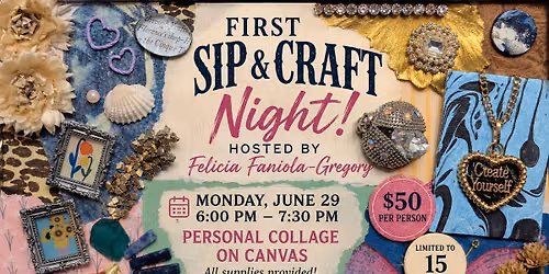 Sip & Craft Night at Flaming Aces