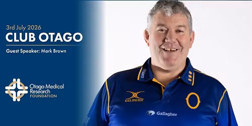 Club Otago Lunch - Mark Brown, Otago NPC Rugby Head Coach