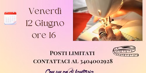 Corso cucito creativo!