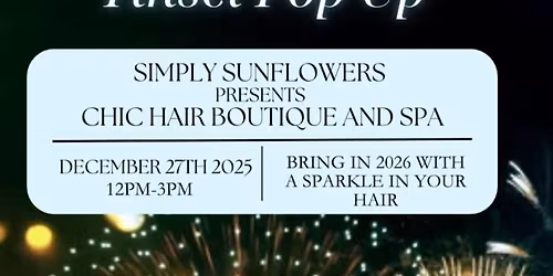 Sparkle in the New Year- Tinsel Pop Up!