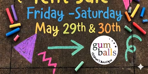 Gumballs Annual Tent Sale